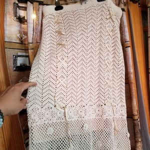 Nanette Lepore crochet skirt